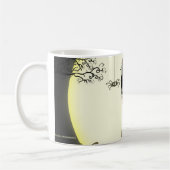 ゴシックスチームパンクロリータアートラウンドボタンピン コーヒーマグカップ (左)