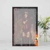 ゴシックスチームパンク文房具の下に 便箋 (スタンド正面)