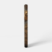 ゴシックスチームパンク金ゴールド猫 SAMSUNG GALAXYケース (左側面)