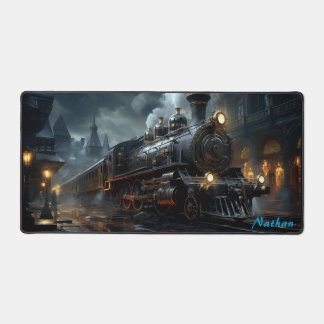 ゴシックスチームパンク鉄道ファンタジー愛好家 デスクマット