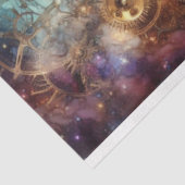 ゴシックスティームパンク猫の天空の旅のデコパージュ 薄葉紙 (詳細)