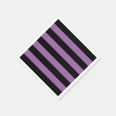 ゴシックストライプハロウィーン誕生日紙ナプキンス スタンダードカクテルナプキン (角)