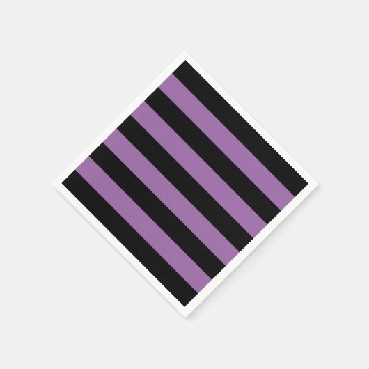 ゴシックストライプハロウィーン誕生日紙ナプキンス スタンダードカクテルナプキン (角)