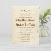 ゴシックストーリーブックフェアリータール招待状 招待状 (スタンド正面)