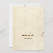 ゴシックストーリーブックフェアリータール招待状 招待状 (裏面)