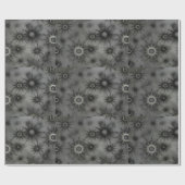 ゴシックスノーフレーク包装紙 ラッピングペーパー (フラット)