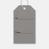 ゴシックスノーフレーク・ギフトラベル ギフトタグ (裏面)