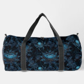 ゴシックスパイダーくもの巣を歩き回る ダッフルバッグ (裏面)