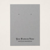 ゴシックスパイダーズハロウィーン用イヤリングディスプレイカード (正面)