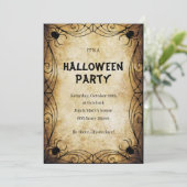 ゴシックスパイダーズハローウィンパーティ 招待状 (スタンド正面)