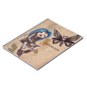 ゴシックスロッスノート | ダークジャーナル予測できな版 ノートブック (左側)