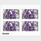 ゴシックセシーステッカー 長方形シール (シート)