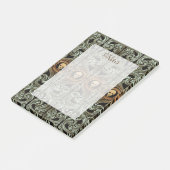 ゴシックセージグリーンオーナメント付きスカル ポストイット (アングル)