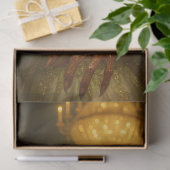 ゴシックゾンビブライドインゴールデン社交ダンス | ハロウィン 薄葉紙 (ギフト)