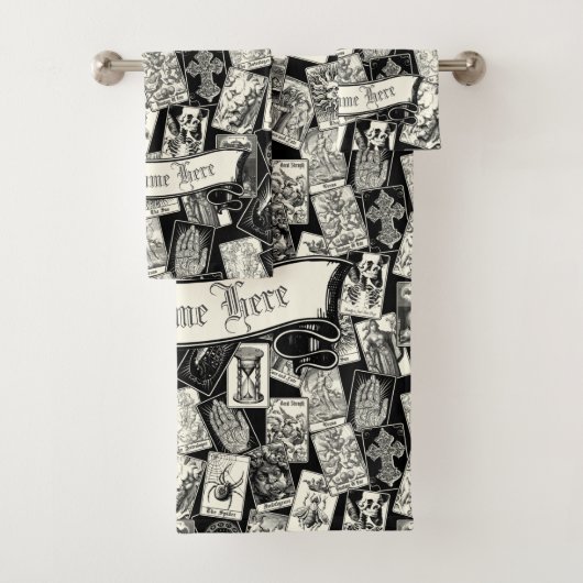 ゴシックタロットカードビクトリアンウィッチクラフトアポリセカリー バスタオルセット (インサイチュ)