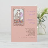 ゴシックタロットカード結婚愛好家のリハーサル 招待状 (スタンド正面)