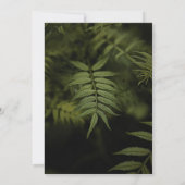 ゴシックダークグ離れリーングの結婚ハンドスティング 招待状 (裏面)