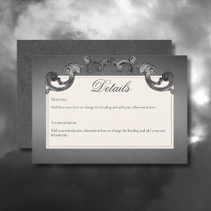 ゴシックダークスケルトン&バラハート詳細 エンクロージャーカード