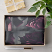 ゴシックダークバラ&スカル 薄葉紙 (ギフト)