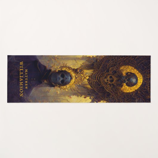 ゴシックダークファンタジー死あなたの名前でプランナーS ヨガマット (正面(横))