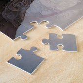 ゴシックダークフェアリーガールファンタジーアート ジグソーパズル (側面)