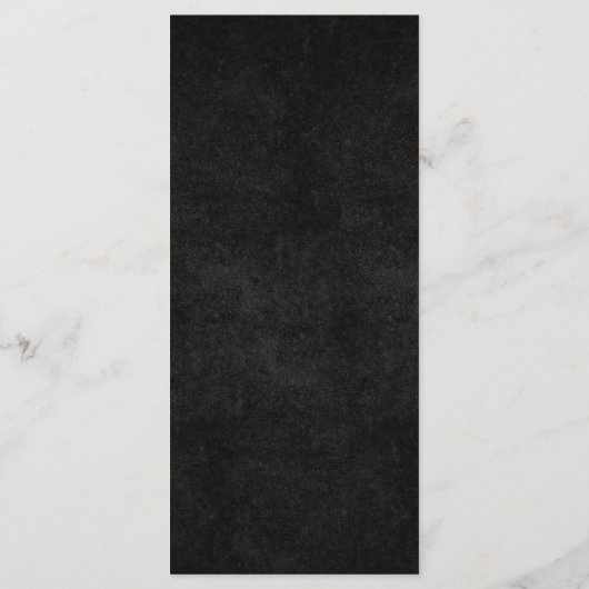 ゴシックダークフローラスカルハロウィン結婚ズメニュー メニュー (裏面)