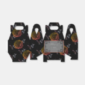 ゴシックダークフローラパーソナライズされた結婚式の引き出物ボックス フェイバーボックス (折り畳みなし)