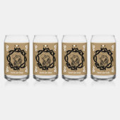 ゴシックダークロマンチック愛好家の贈り物 ガラス缶 (裏面)