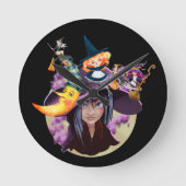 ゴシックダーリング ラウンド壁時計 (正面)