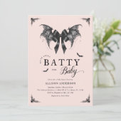 ゴシックチックなベイビーシャワーの招待状 招待状 (スタンド正面)