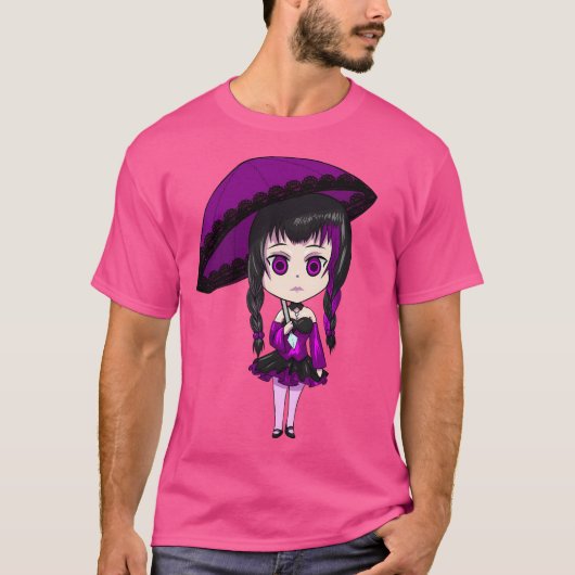 ゴシックチビ(小さくかわいく書いた感じ) Tシャツ (正面)