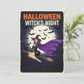 ゴシックチャームハロウィーン招待状 招待状 (スタンド正面)