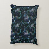 ゴシックチュルフターコイズ触手（花あり） アクセントクッション (裏面(縦))