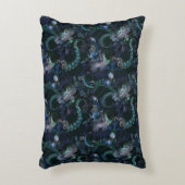 ゴシックチュルフターコイズ触手（花あり） アクセントクッション (正面(垂直))