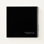 ゴシックティルダーデス私たちパー結婚ツのゲストブック ノートブック (裏面)