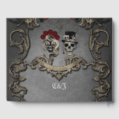 ゴシックデザインとクールスカル ゲストブック (裏面)