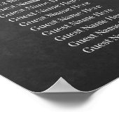 ゴシックデザインとクールスカル ポスター (角)