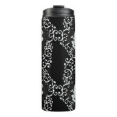 ゴシックデザインとスカルと黒バラ タンブラー (正面)