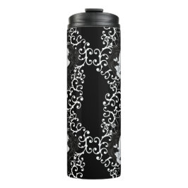 ゴシックデザインとスカルと黒バラ タンブラー