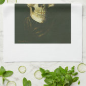 ゴシックデビルスカルキッチンタオル キッチンタオル (折り畳み)