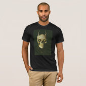 ゴシックデビルスカルメンズTシャツ Tシャツ (正面フル)