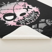 ゴシックデミギルプライド国旗の色付きクマ シェルパブランケット (3/4)