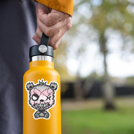 ゴシックデミギルプライド国旗の色付きクマ シール