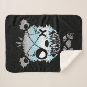 ゴシックデミボーイプライド旗色クマ シェルパブランケット (正面(横))