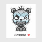 ゴシックデミボーイプライド旗色クマ シール (シート)