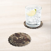 ゴシックドラキュラとビクトリアン美しいロマンチック ペーパーコースター (インサイチュ)