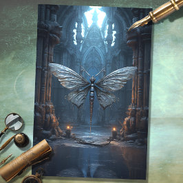 ゴシックドラゴンフライ3デクページ紙 薄葉紙