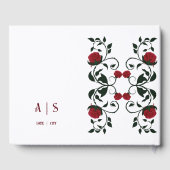 ゴシックドリップレッドローゼムーディーズ結婚ズ ゲストブック (裏面)