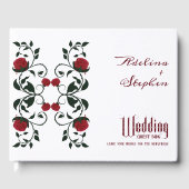 ゴシックドリップレッドローゼムーディーズ結婚ズ ゲストブック (正面)