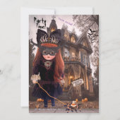 ゴシックドールハローウィンパーティ招待状 招待状 (正面)